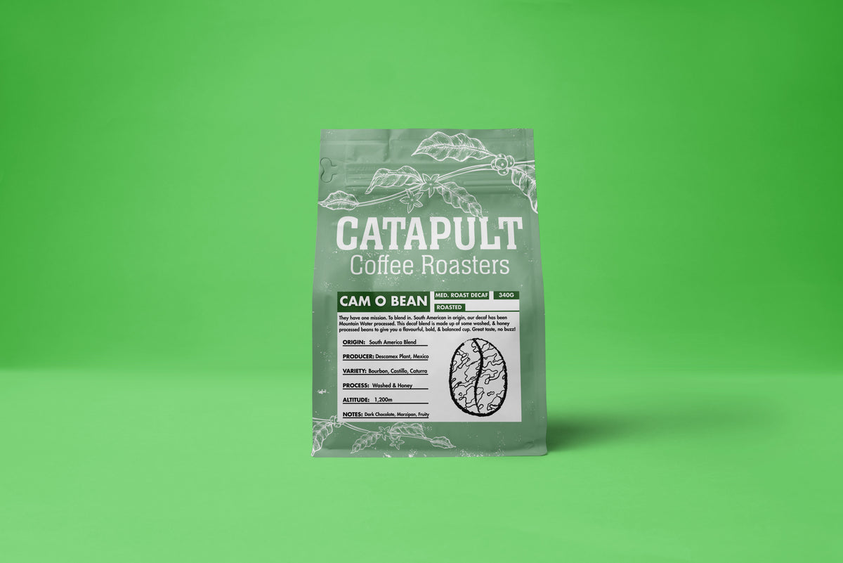 アーティストプルーフ サインド カタパルト兵団 Catapult Squad Catapult Coffee Roasters- CAM O BEAN- South American Decaf- 340g